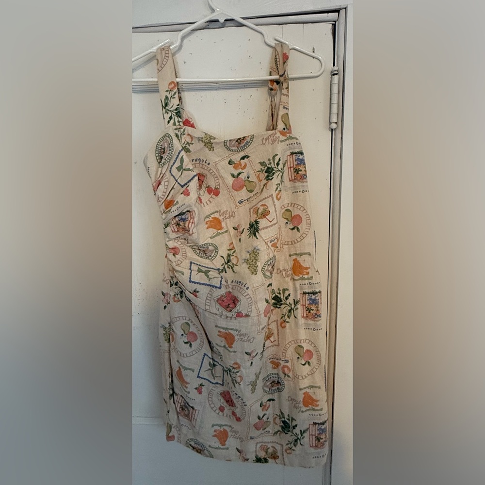 Abercrombie & Fitch Fruit Print A-Line Dress